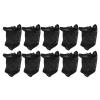 10Pcs Wig Mesh Cap Stretchable Lightweight Soft Breathable Comfortable Nylon Dome Weaving Black Wig Net Cap for Women Girls Cosplay Long Thick Hair view 1