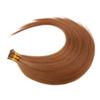 100G/Pack Human Hair I-Tip Hair Extensions I Tips Hair Extensions Real Human Hair for Black Women Straight 16" #8 Color view 2