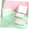 FOMIYES 2sets Tea Oil Absorbing Blotting Sheets Mirror Makeup Oil Control Papers for Oily Skin Portable Face Cleaning Paper for Removal Includes Replacement Sheets view 2