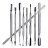 Cuticle Pusher Cutter Peeler Scraper Stainless Steel Remover Pedicure view 3