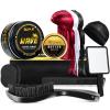 Wave Pomade for Men Strong Hold Easy Wash 360 Wave Training Hair Cream, Waves Grease for Men Promotes Layered Waves, Moisture, Control and Silky Shine, Wave Kit Curved Medium Waves Brush Silky Durag view 1
