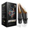 Ackbun 50 Pcs 1205RL Tattoo Cartridge Needles - 50 Pack, Sturdy and Durable Design, High Ink Storage, Sharp Tips, Sterilized and Individually Packaged, Universal Compatibility for Rotary Tattoo Pens view 1