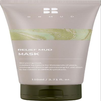BRMUD Relief Mud Mask | Celeb's Choice Mud Mask - Body Mud Hydrating & Moisturizing Deep Pore Cleanser Face & Body Mask w/ 91.8% Nature-Derived Ingredients - K Beauty Body Mud (3.72 fl oz)