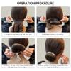 4 Pieces Hair Bun Maker Lazy Hair Curler Shining Flowers Maker Magic Donut Hair Bun Maker Elegant Pieces Hair Twister French Hairstyle Twist Bun Hair Accessories for Girls Hair DIY Hair Bun view 3