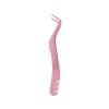 Hair Removal Tweezers Stainless Steel False Eyelashes Tweezers Applicator Clip False Eyelashes Wearer With Comb Curved Straight Makeup Tools for Girls Tweezers (One Color) view 1
