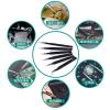 thin tweezer Safe Anti-Static Stainless Steel Tweezers Set Maintenance Repair Tools Maintenance Tools Curved Straight Eyebrow Tweezer (Color : ESD 14) (Esd 13) view 2