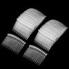 20 Pcs Clear Hair Combs Plastic Hair Side Comb French Side Comb Small Side Thin Fine Hair Pins Barrettes Transparent Headpiece French Twist Bun Accessories for Women Bridal Wedding Veil Decorative view 1