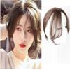 12inch French Bangs Natural Synthetic Eight Bangs for Woman Two Clips Clip In Hair for Hair Loss (Dark brown) view 1