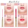 2 Pack Lip Brush for Lipstick Retractable with Cap, Double-Ended Lip Makeup Brushes Retractable Lip Gloss Lipstick Brush Applicator Travel Gold Green view 4