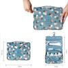 EUBUY Hanging Travel Toiletry Wash Bag,Waterproof Bags,Makeup Toilet Bag Foldable Travel Toiletries Cosmetic Waterproof Organizer for Women Girl Gift Wine Red view 2
