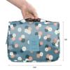 EUBUY Hanging Travel Toiletry Wash Bag,Waterproof Bags,Makeup Toilet Bag Foldable Travel Toiletries Cosmetic Waterproof Organizer for Women Girl Gift Wine Red view 4