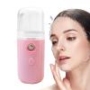 EsEico Portable Nano Facial Mister - Pink, 30ml Visual Water Tank Facial Sprayer, Moisturizing Atomization Nano Mister, Rechargeable Cool Mist Facial Steamer view 1