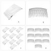 1Pc/10Pcs Wedding Veil Hair Side Comb Metal Twist Wire Curved Hair Pin Clamp Bridal Hair Accessories view 3