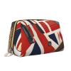 Mlmnbvc Small Makeup Bag Cosmetic Pouch Makeup Organizer, Toiletries Bag Women Travel Makeup Essentials 6.7 x 4.3 x 3 in - Guitar British Flag view 2