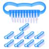 Beaupretty 10pcs Nail Brush Reusable Fingernail Cleaner Tool for Removal Compact and Portable for Home Travel and Outdoor Use Soft Bristles for Gentle Cleaning of Nails and Cuticles view 1