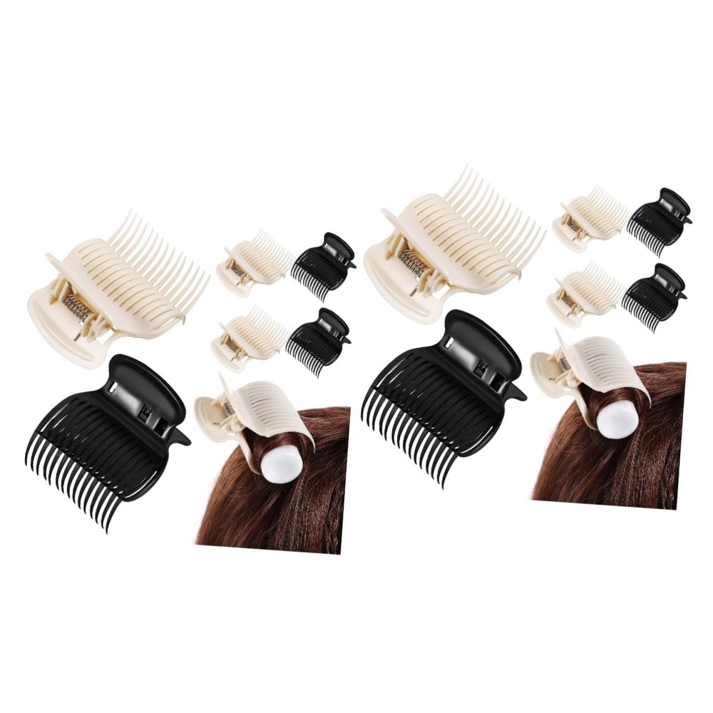 FRCOLOR 24pcs Hair Curler Claw Clips Hot Roller Clips for Women Styling Tools for Long Hair Salon Quality Easy to Use