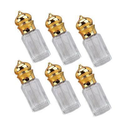 6Pcs Glass Roller Bottles, Perfume Sample Containers Refillable 6ml