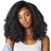 Sensationnel Curls Kinksandco Half Wig - Rain Maker Instant Weave Drawstring Cap for Natural 3C to 4C Hair Textures (1B OFFBLACK) view 4