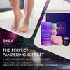 Orca Beauty 8-Pcs Shower Steamers Aromatherapy & Scented Candle - Birthday Self Care Relaxation Gifts for Women, Pampering Shower Bombs Aromatherapy, Spa Day Essentials, Christmas Purple Gift Bundle view 2