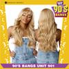 Sensationnel Butta Lace 90Sbangs Wigs - Unit 902 Glueless Wide Deep Part Synthetic Preplucked Hairline (LIGHTASHBROWN) view 3