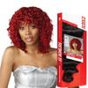 Sensationnel Rebold curly weave - deep curl human hair smooth, sleek soft texture hair for weaving and sew in styles - 1 pack (18 inch, 1B OFFBLACK) view 1