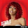 Sensationnel Rebold curly weave - deep curl human hair smooth, sleek soft texture hair for weaving and sew in styles - 1 pack (18 inch, 1B OFFBLACK) view 4