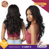 Sensationnel Curls Kinksandco Vpart Wig - Unit 2 Narrow Part Glueless Natural Kinkytexture Edged Hairline for Natural 3C to 4C Hair Textures (1B OFFBLACK) view 4