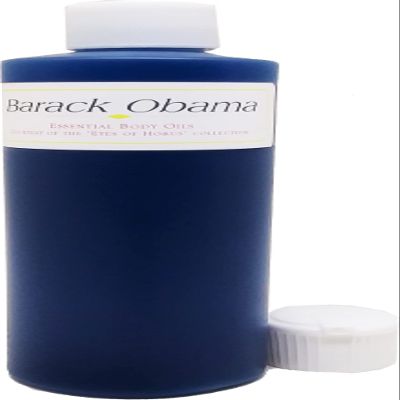 TCEShop Barack Obama For Men Scented Body Oil Fragrance [Flip Cap - Blue - 8 oz.] - ID#3789