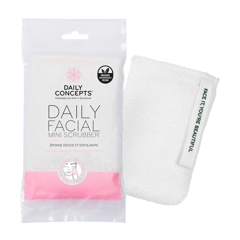 NinthAvenue Basics Da.ily Concepts Scrubber Mini Facial 0.5oz Pack of 12