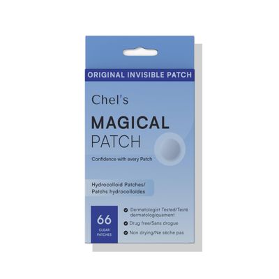 Chel's Magical Cosmetic Acne Pimple Patches | 66 Hydrocolloid Patches for Acne & Zit Treatment | Invisible Spot Cover for Blemishes & Breakouts | Korean Skincare, Safe for Sensitive & Acne-Prone Skin
