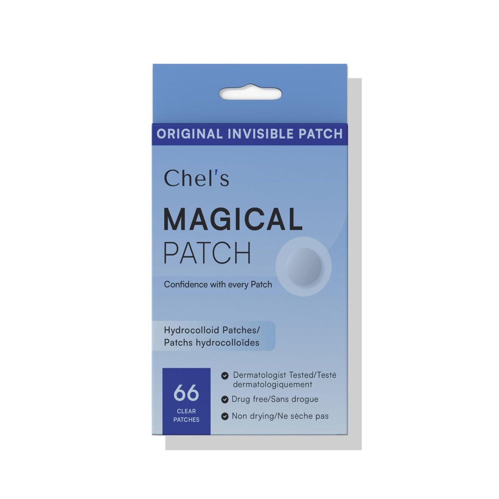 Chel's Magical Cosmetic Acne Pimple Patches | 66 Hydrocolloid Patches for Acne & Zit Treatment | Invisible Spot Cover for Blemishes & Breakouts | Korean Skincare, Safe for Sensitive & Acne-Prone Skin