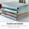 Massage Bed Cover Cooling Spa Massage Treatment Pad Ice Silk Lash Bed Mattress Topper with Face Hole and Elastic Bands for Body Physiotherapy Massage,B,185 * 70cm(without hole) view 2