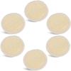 6 Pack Natural Loofah Exfoliating Facial Scrubber, Made with Natural Shower Loofah Sponge, Manual Facial Cleansing and Makeup Remover BrushBath Shower Loofah Sponge, for Face That Gets You Clean view 1