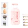 NinthAvenue Basics Vianomi Makeup Brush Cleaner Liquid 10.1 fl.oz (300 mL) - Makeup Brush Cleaner Solution for Makeup Brushes, Beauty Sponge, Powder Puff, Pink view 1