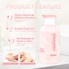 NinthAvenue Basics Vianomi Makeup Brush Cleaner Liquid 10.1 fl.oz (300 mL) - Makeup Brush Cleaner Solution for Makeup Brushes, Beauty Sponge, Powder Puff, Pink view 3