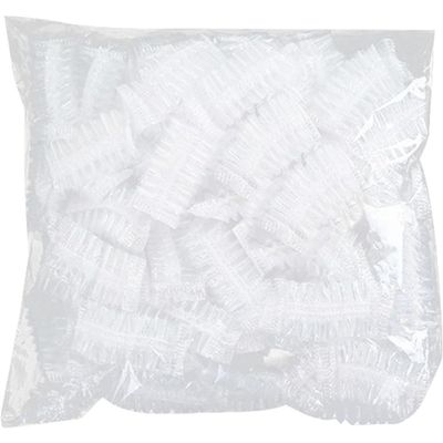 100 Pack Disposable Ear Covers for Shower - Ear Protectors Waterproof Ear Covers for Swimming Ear Covers for Hair Dye - Bath Shower Cover Shower Care Ear Protection Disposable Shower Caps Bulk