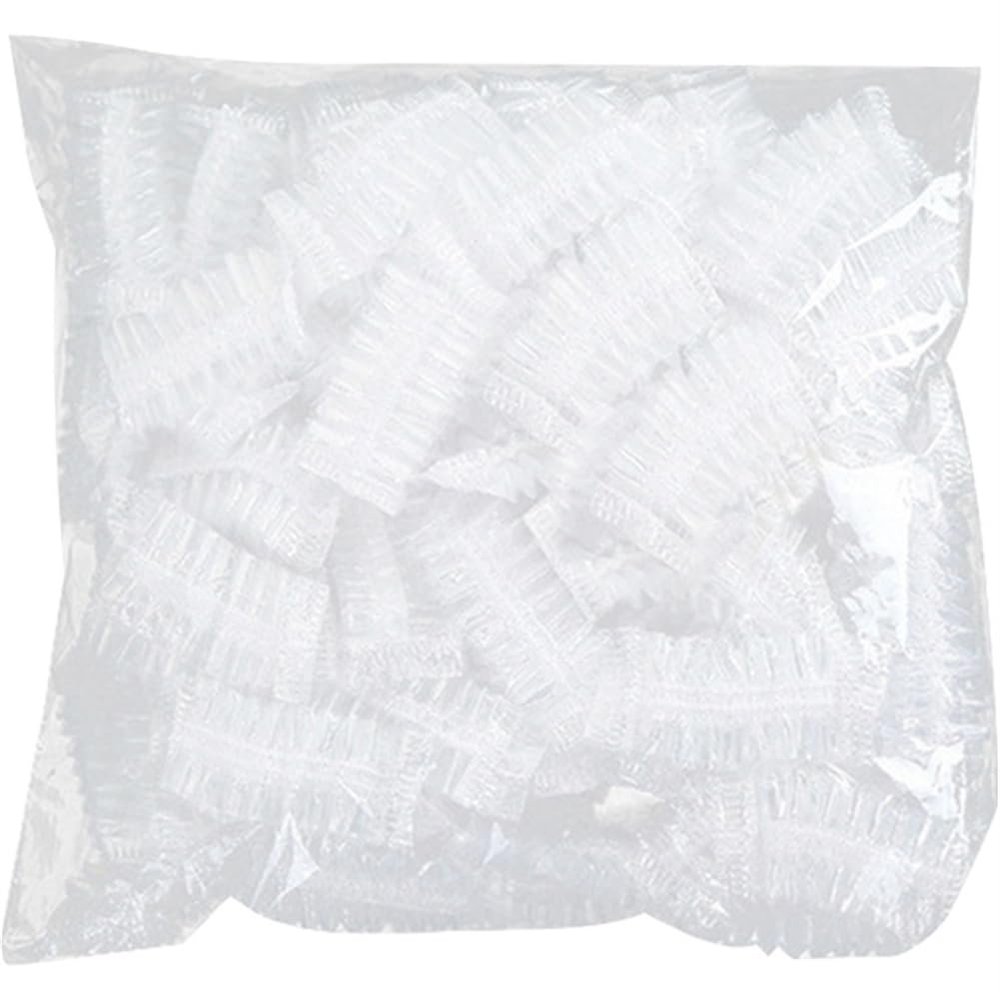 100 Pack Disposable Ear Covers for Shower - Ear Protectors Waterproof Ear Covers for Swimming Ear Covers for Hair Dye - Bath Shower Cover Shower Care Ear Protection Disposable Shower Caps Bulk