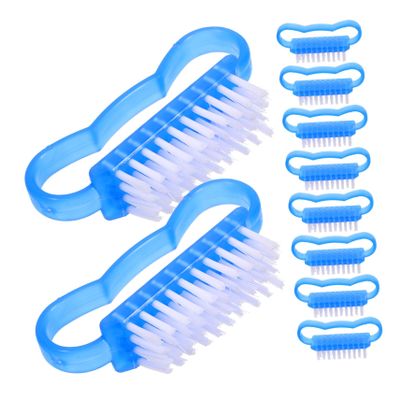 Mikinona 10pcs Nail Cleaning Brushes Durable Nail Scrub Brush for Fingernails and Toenails Convenient Hand Wash Tool for Cleaning and Maintenance