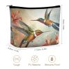 Makeup Bag Travel Cosmetic Bag Portable Beautiful Hummingbirds Toiletry Bag Large Capacity Zipper Pouch Makeup Organizer Case Waterproof Toiletry Pouch for Women Men view 2