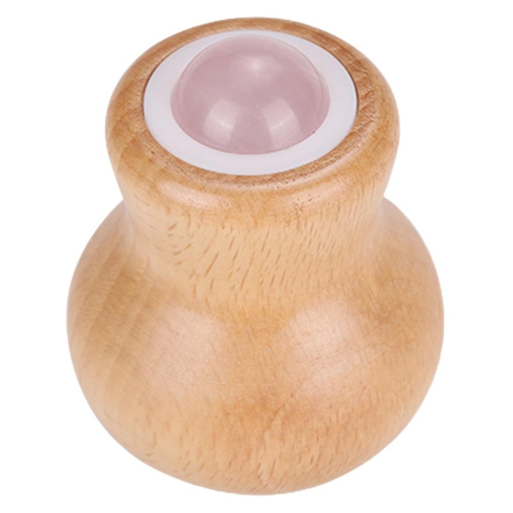 FOYTOKI Jade Face Massage Roller Portable Skin Care Tool for Relaxation Handle Jade for Daily Facial Care Absorption for Home Use