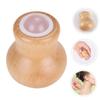FOYTOKI Jade Face Massage Roller Portable Skin Care Tool for Relaxation Handle Jade for Daily Facial Care Absorption for Home Use view 4