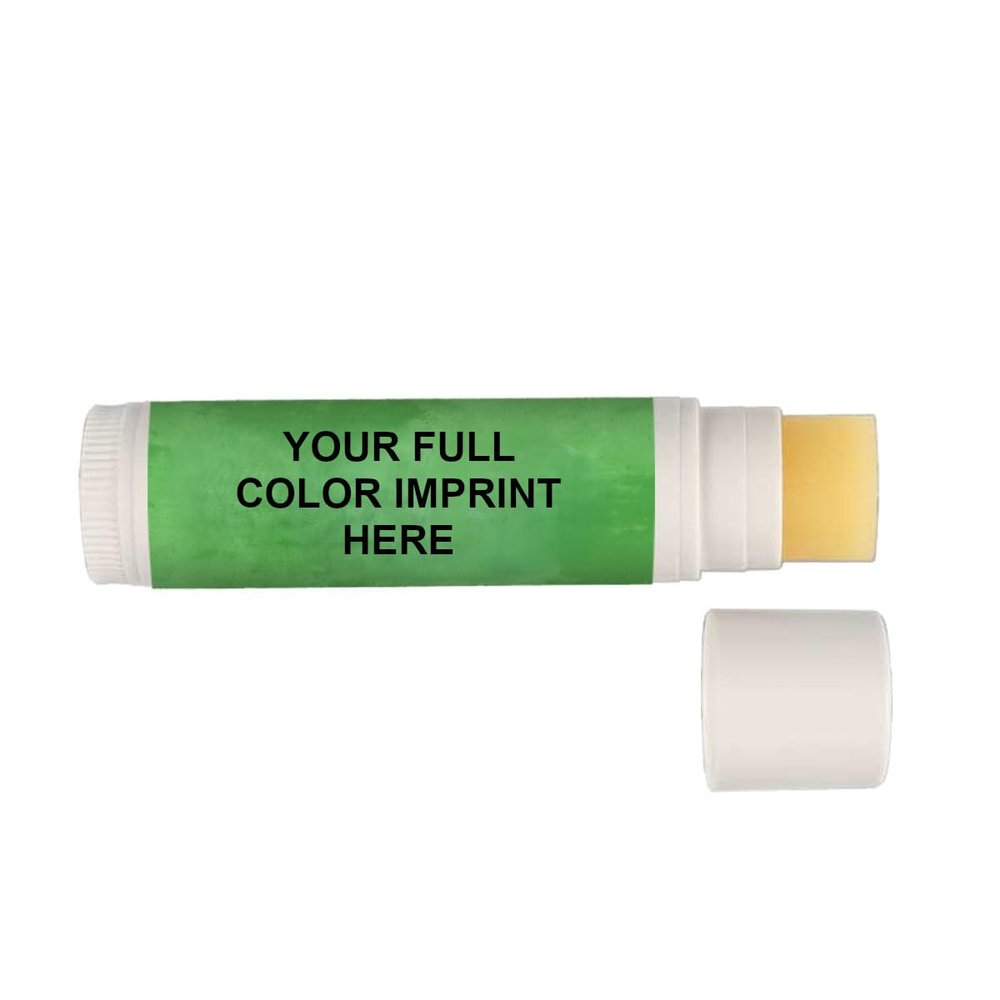 250-Qty Custom Printed Lip Balm with Full Color Labels (Completely Assembled)