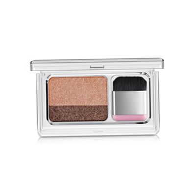 Eyeshadow Lazy Double Colors Glitter Eyeshadow Waterproof Long Lasting for Beginner Pearl Camel Two-Color Eyeshadow Double Colors Glitter Eye Shadow Palette Eyeshadow for Beignner Eyeshadow With Glit