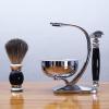 Magyfosia Shaving Kit,Double Edge Safety Razor with 10 Original Blades for Men,Badger Hair Shaving Brush and Bowl Kit,Stand Holder,Men's Grooming Tool Set view 3