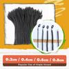 0.4cm Width 6-12 Inch 10, 20, 40 Strands Full Handmade Permanent Human Hair Dreadlock Extensions for Women/Men/Kids 100% Loc Extensions Human Hair (0.4cm, 10 Inch,10 Strands) view 4