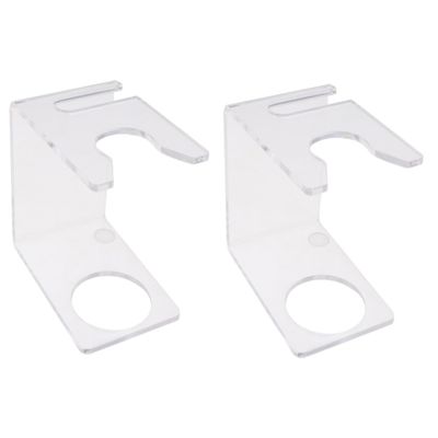 FOMIYES 2pcs Men's Shaving Brush Stand Holder Base for Badger Hair Brush for Home Travel and Professional Use and Allows Natural Drying