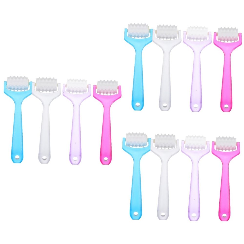 FOMIYES 12pcs Face Roller Tool Manual Facial for Muscle Relaxation Skin Care and for Daily Use Easy Storage and Convenient Drying