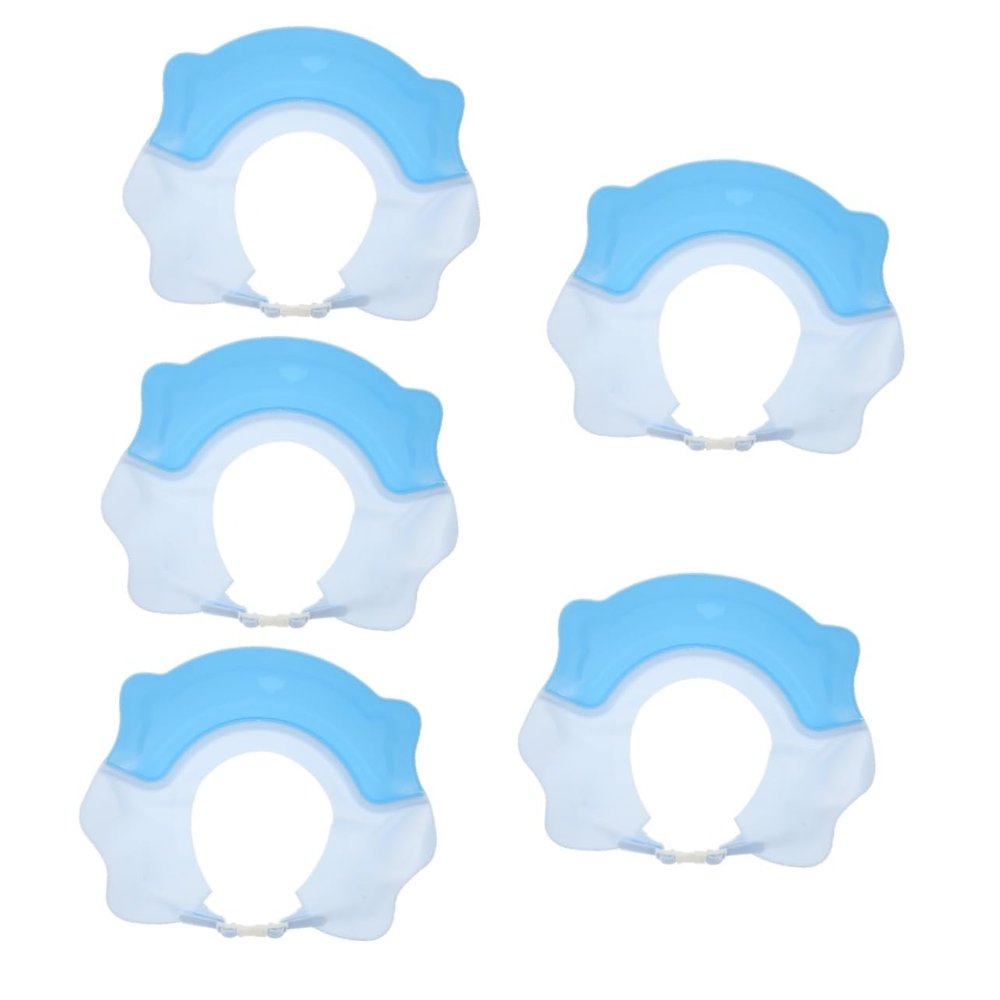 Abaodam 5pcs Cartoon Hat for Boy Girl Hair Washing Hat Ear Protection Bath Cap