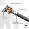 G.B.S Mens Stylish Precision Shaving Razor with Flex Ball Pivot Ball Technology Long Handle Shaving Razor and Pack of 3 Styptic Powder Jars view 3