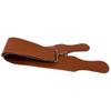 G.B.S Straight Razor Leather Strop Sharpening Strap 2.5" X 23.5" Grain Cowhide- Dual Straps Swivel for Sharpening Razor, Knifes with Wood Handle Straight Edge Razor view 3